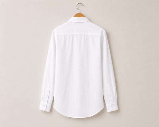 White Linen Shirt – Chest Pocket