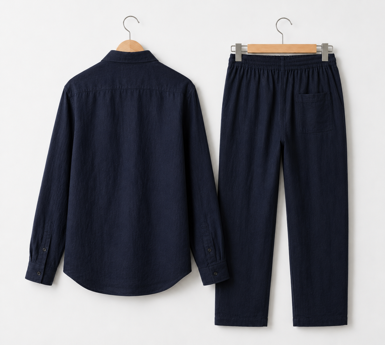 Navy linen set