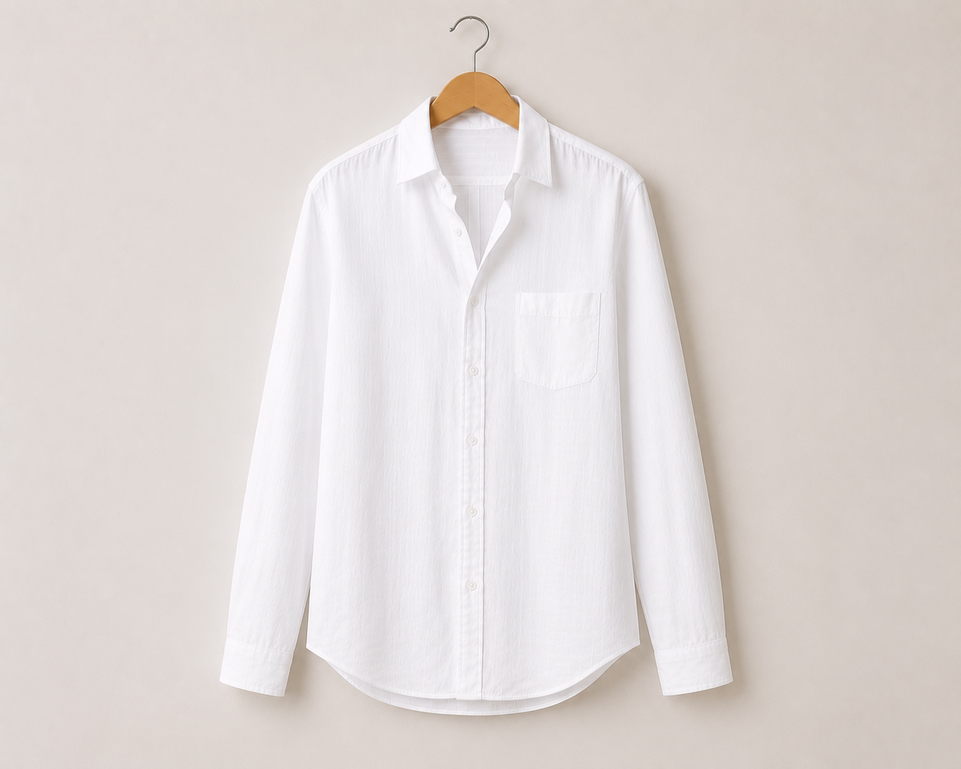 White Linen Shirt – Chest Pocket