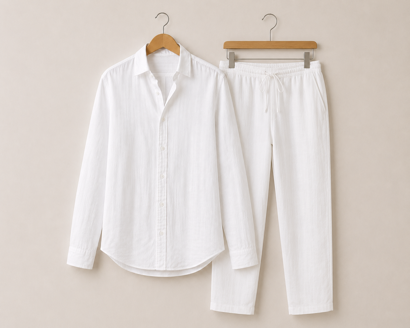 White Linen Set – Classic